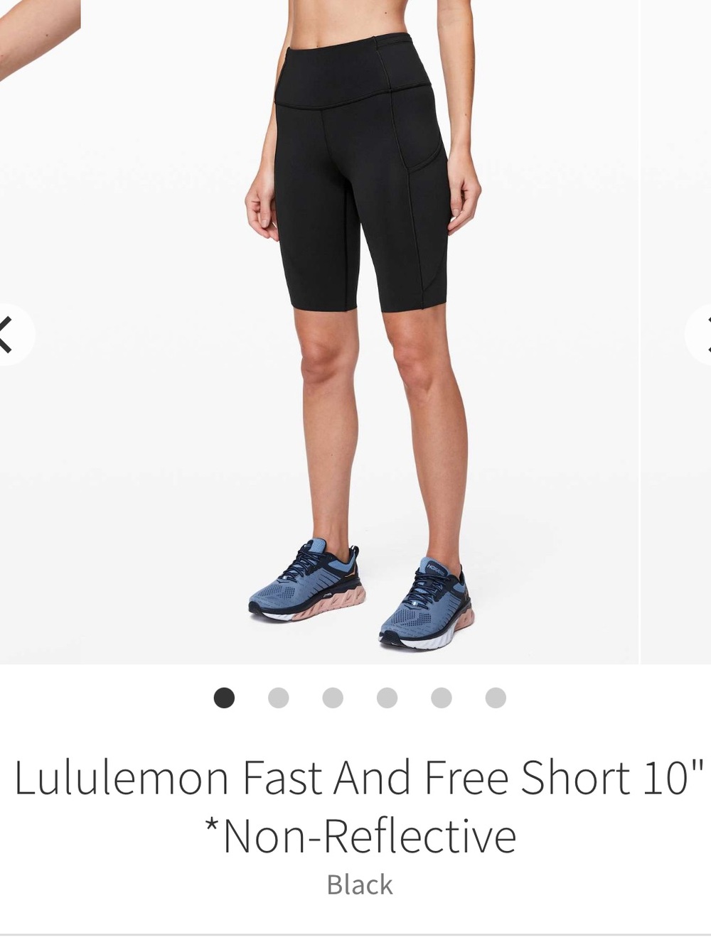 Lululemon Fast And Free Short 10"
*Non-Reflective Black. Size 4. EUC